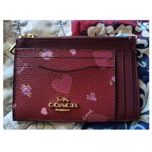 Coacl XL Mini Skinny Id Case with Hearts